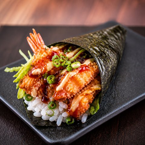 Temaki Camarão Empanado